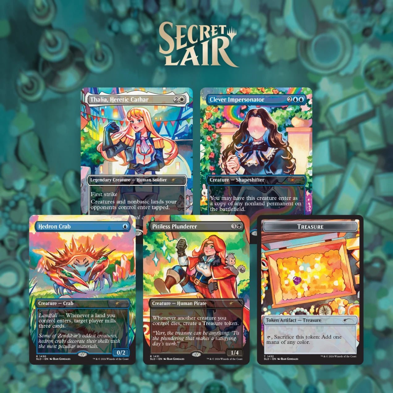 Secret Lair "Pick ‘em & Stick ‘em" NON-Foil