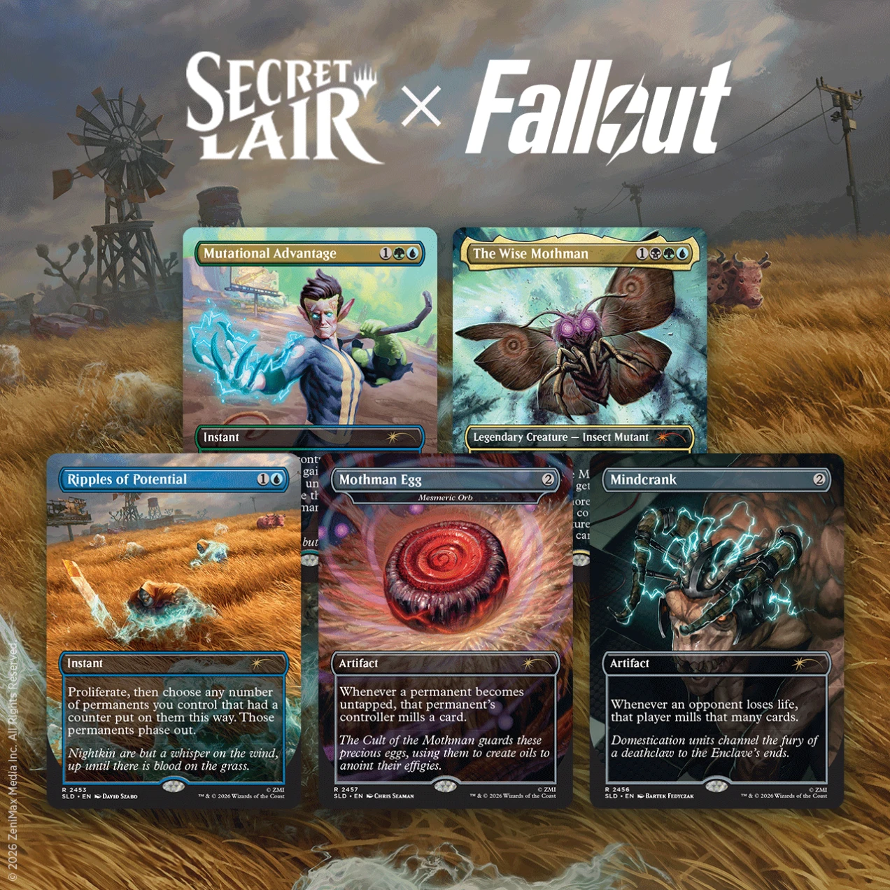 Secret Lair "Secret Lair x Fallout®: Rad Foil Edition" NON-FOIL