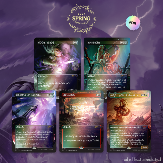 Secret Lair "sAnS mERcY" Foil