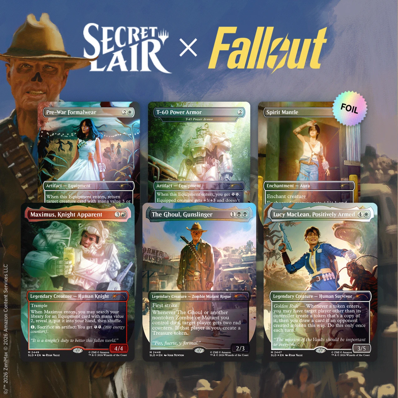 Secret Lair "Secret Lair x Fallout®: Beyond Vault 33" FOIL