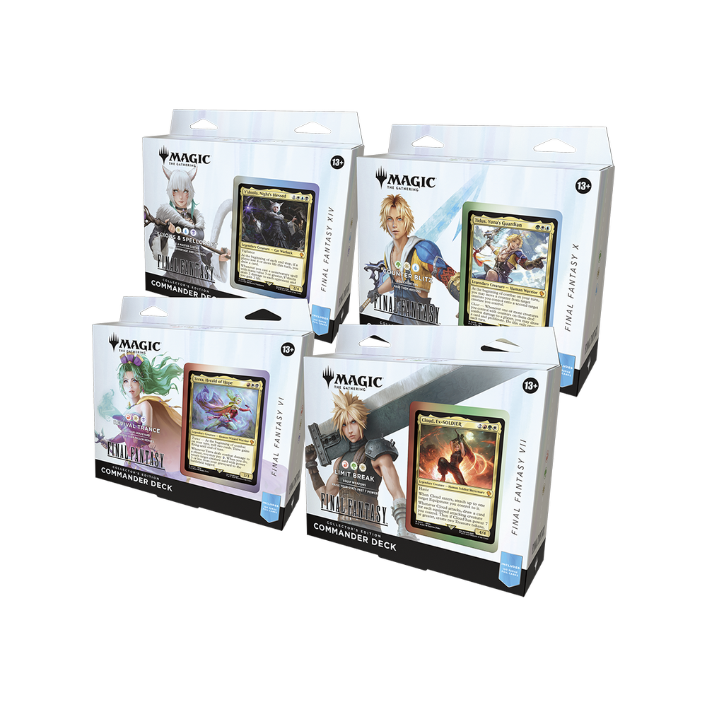 Final Fantasy Collector's Edition Commander Deck Set of 4 (Presale - Available 6 June)