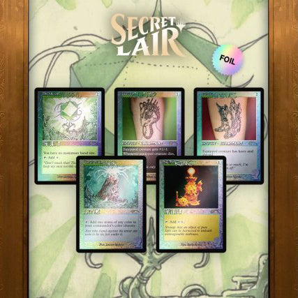 Secret Lair "Secret Lair x Brain Dead: Staples" Rainbow Foil