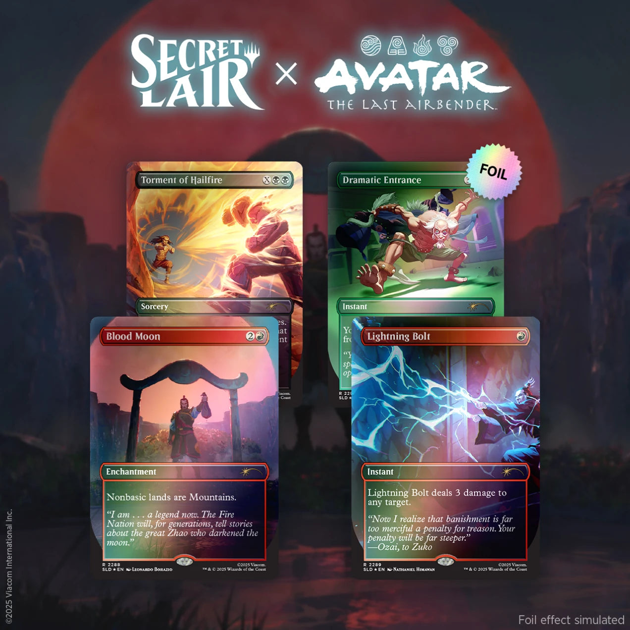 Secret Lair "Secret Lair x Avatar: The Last Airbender: Everything Changed" (FOIL)