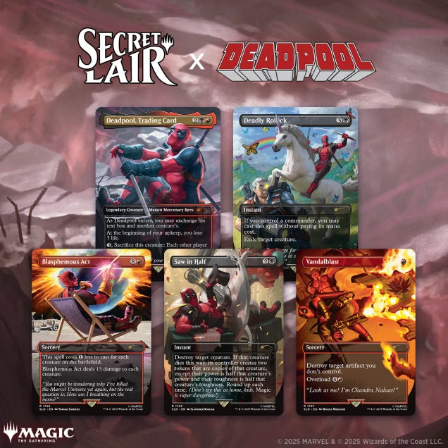 Secret Lair "Secret Lair x Marvel's Deadpool" NON FOIL