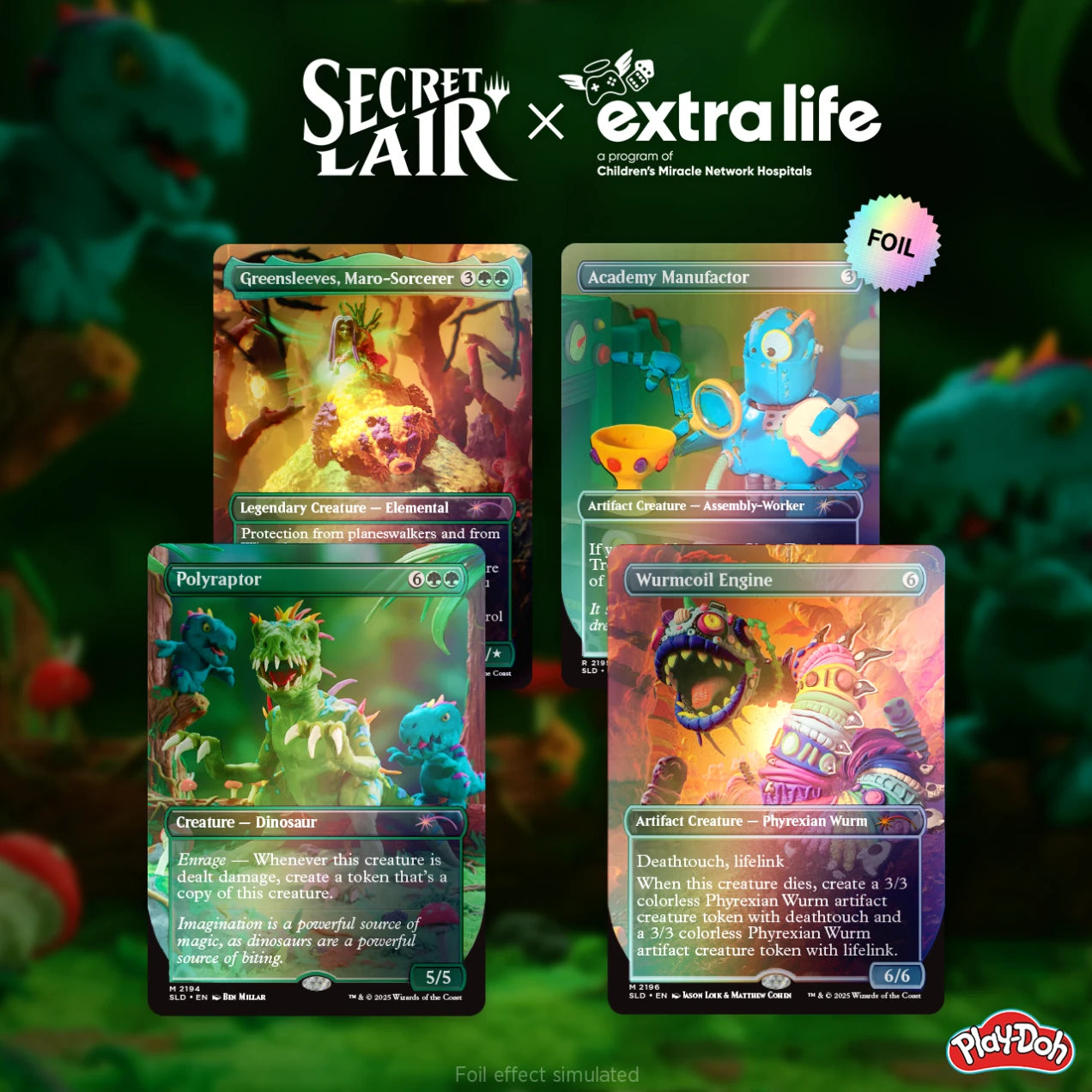 Secret Lair "Secret Lair x Play-Doh: Squishful Thinking" (FOIL)