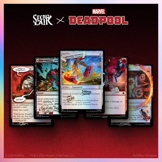 Secret Lair "Secret Lair x Marvel's Deadpool: I Fixed It (You’re Welcome)" FOIL