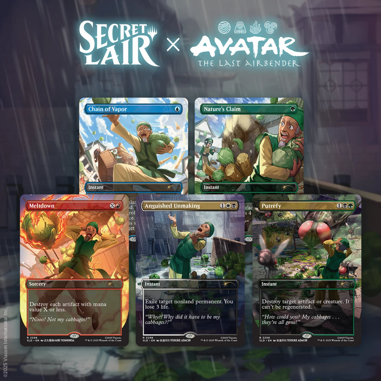 Secret Lair "Secret Lair x Avatar: The Last Airbender: My Cabbages!" Non-Foil