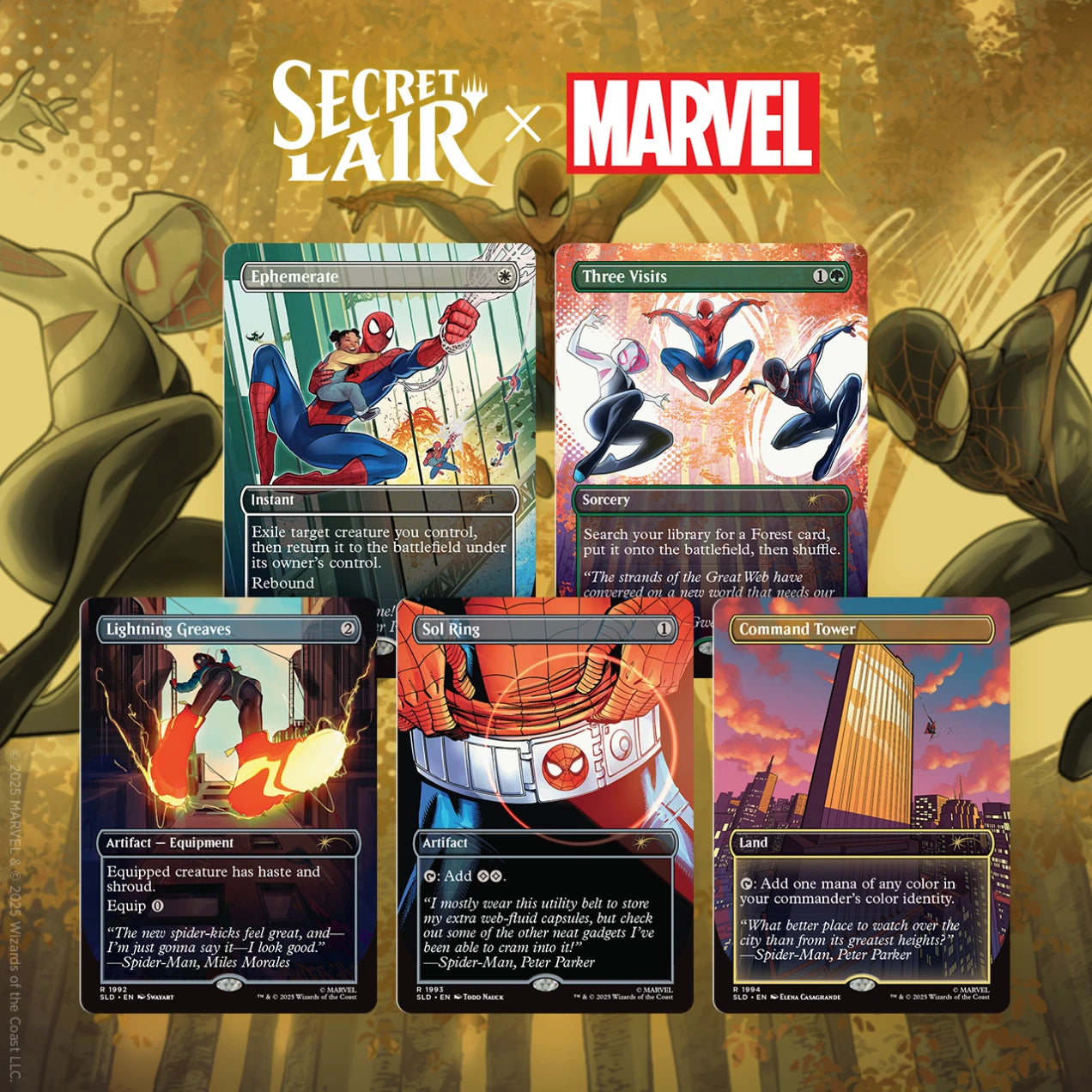 Secret Lair x Marvel's Spider-Man: Heroic Deeds NON FOIL