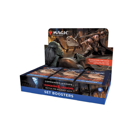 clb set booster box Wizards of the Coast, Commander Legends Battle for Baldur's Gate Set Booster Box, 18 Packs