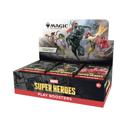 Marvel Super Heroes Play Booster Box - (Preorder - Available 19 Jun 2026)