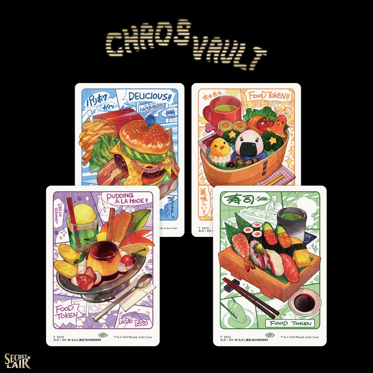 Secret Lair "Oishii! Tokens オイシイ！ トークン"  NON-FOIL