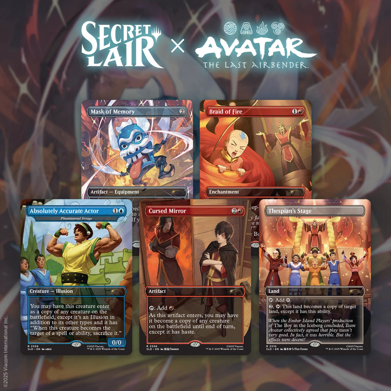Secret Lair "Secret Lair x Avatar: The Last Airbender: Ember Island Players" Non-Foil