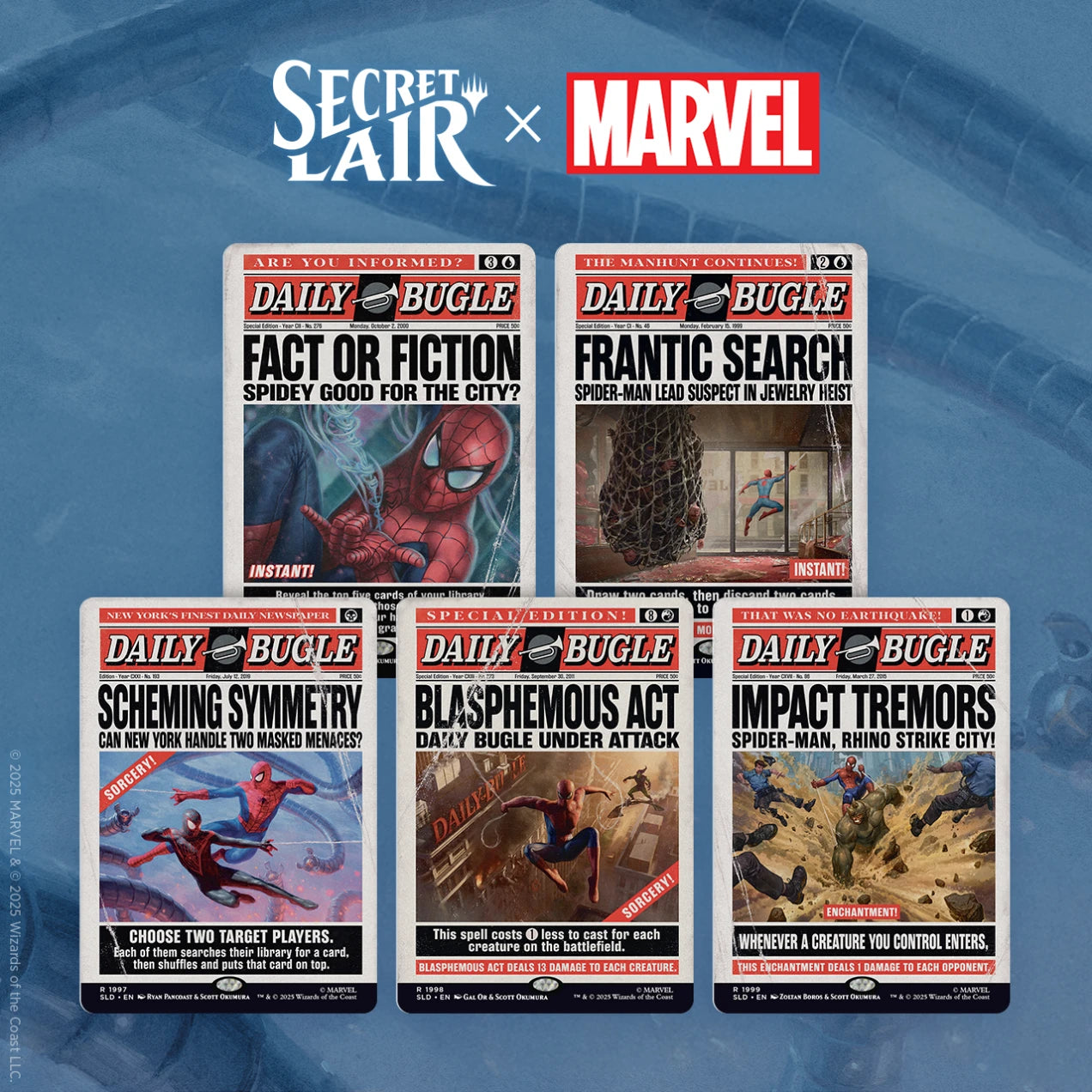 Secret Lair x Marvel's Spider-Man: Daily Bugle Breaking News NON FOIL