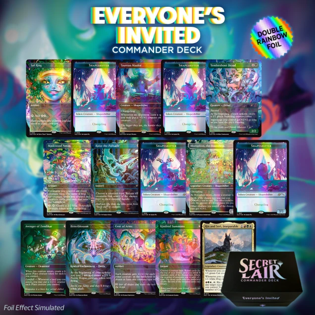 Secret Lair" Secret Lair Commander Deck: Everyone's Invited"