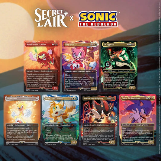 Secret Lair "Secret Lair x Sonic: Friends & Foes" NON FOIL