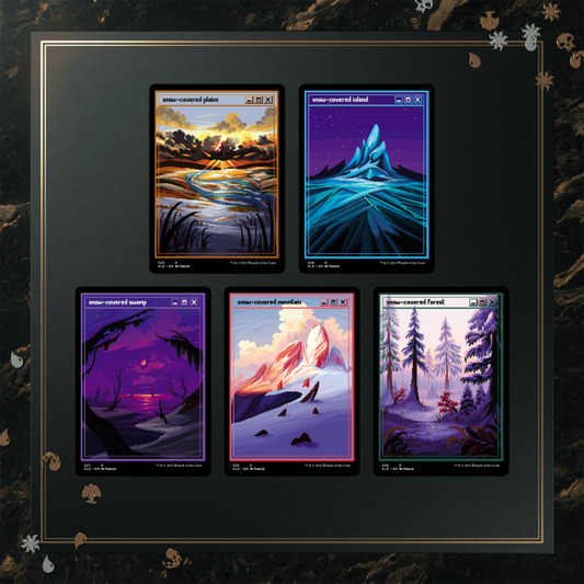 Secret Lair " PixelSnowLands.jpg" Non-Foil