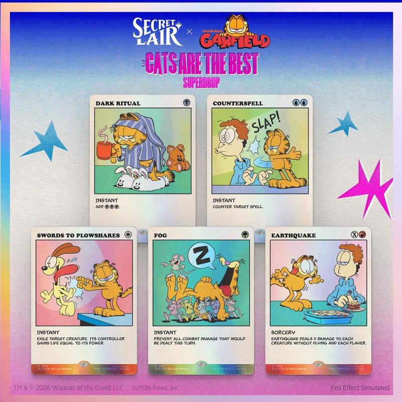 Secret Lair "Secret Lair x Garfield: As Intended" FOIL