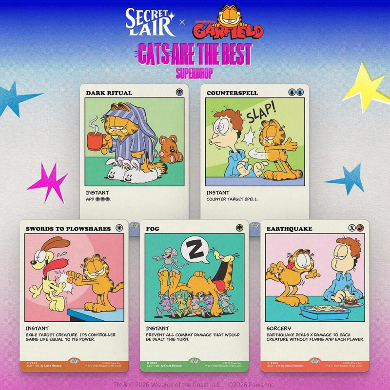 Secret Lair "Secret Lair x Garfield: As Intended" NON FOIL