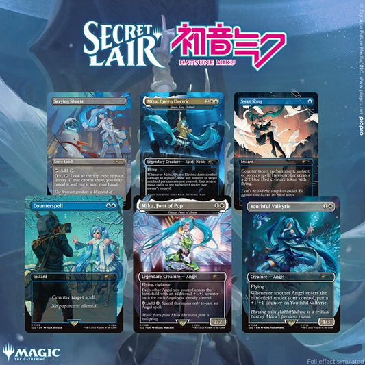 Secret Lair "Secret Lair x Hatsune Miku: Winter Diva" NON FOIL